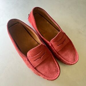 Tod’s Drivers Loafers Red